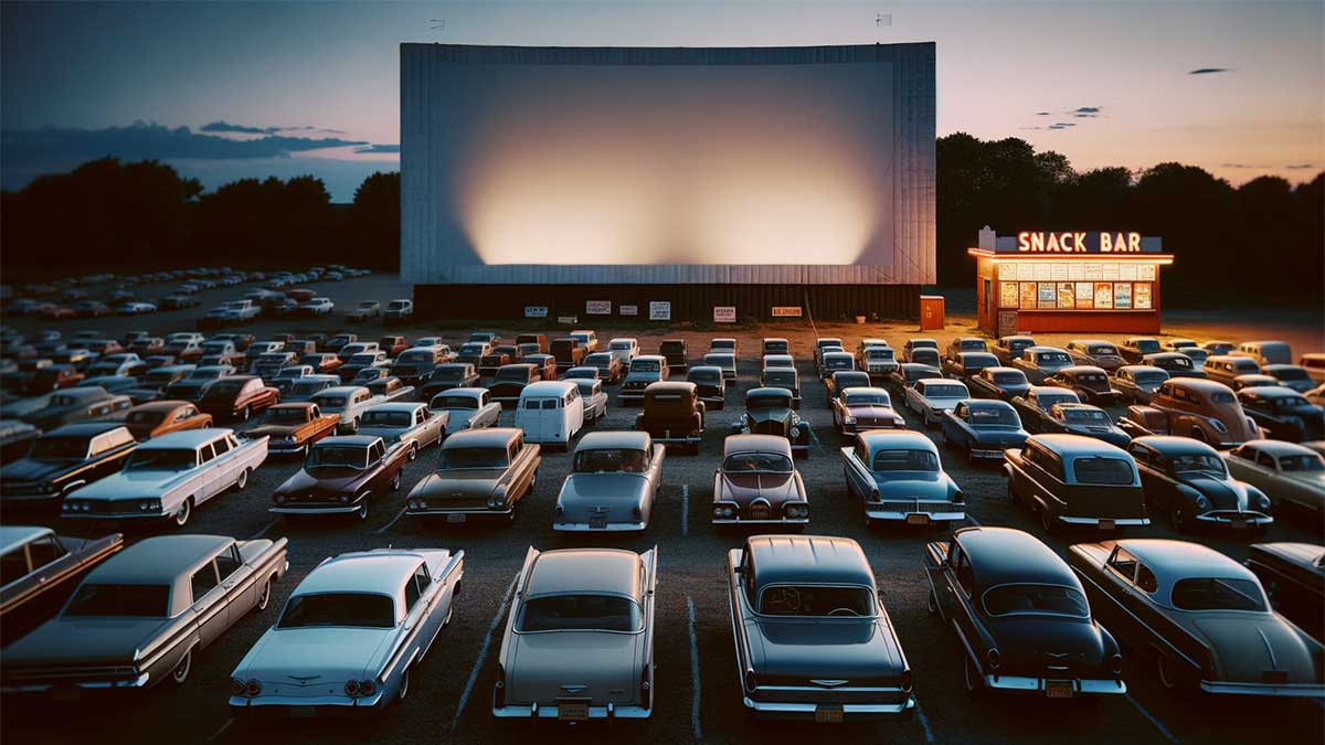 old drive in theater